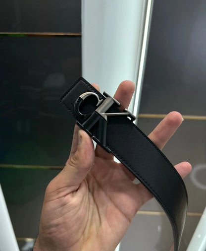 Calvin Klei n Grey Bkack Premium Imported Belt