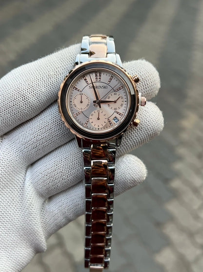 Swarovski Octea Lux Chrono Analog Two Tone Rose Gold