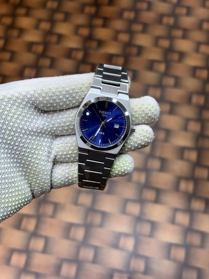 Tissot PRX QUARTZ BLUE DIAL WATCH