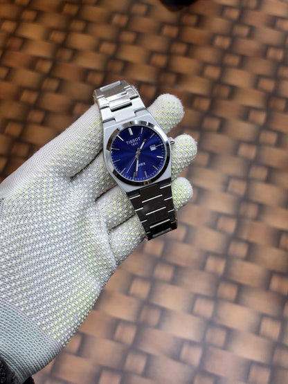 Tissot PRX QUARTZ BLUE DIAL WATCH