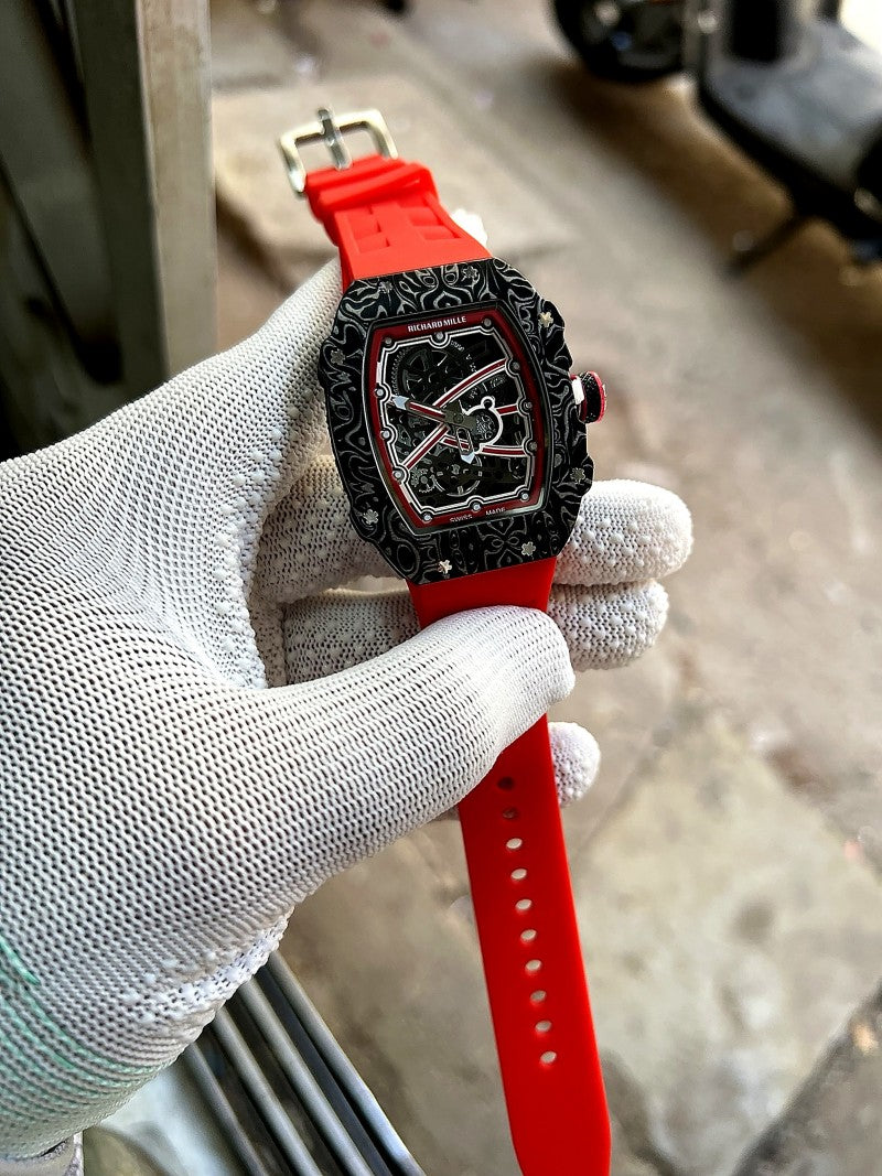 Richard Mille RM 67 01 Nadal Carbon Skeleton Dial Red Black Variants