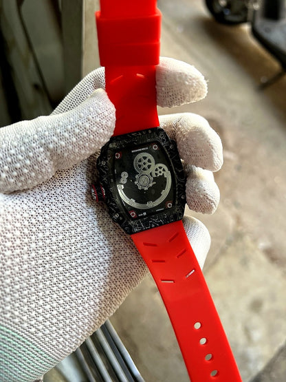 Richard Mille RM 67 01 Nadal Carbon Skeleton Dial Red Black Variants