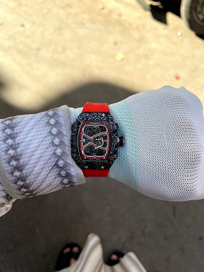 Richard Mille RM 67 01 Nadal Carbon Skeleton Dial Red Black Variants
