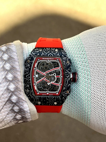 Richard Mille RM 67 01 Nadal Carbon Skeleton Dial Red Black Variants