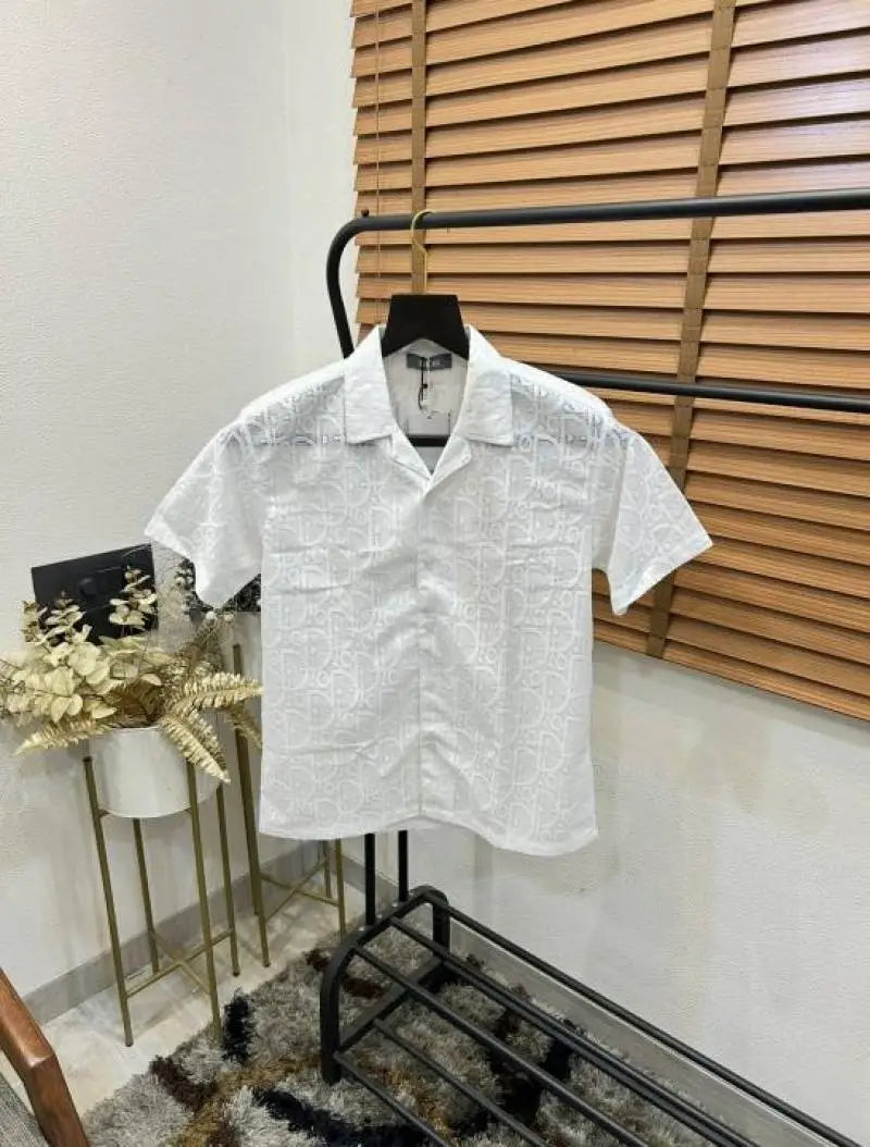 Christian Dio_r Turkey Imported Knitted Premium Crochet Half Shirt