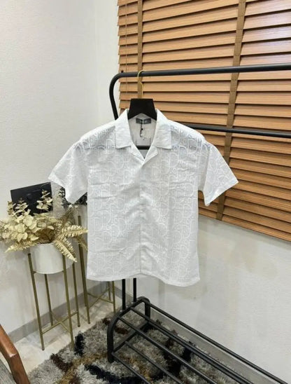 Christian Dio_r Turkey Imported Knitted Premium Crochet Half Shirt