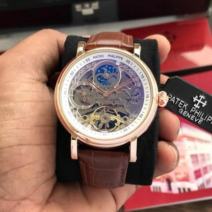 Patek Philipp e Premium Leather Sunmoon Brown