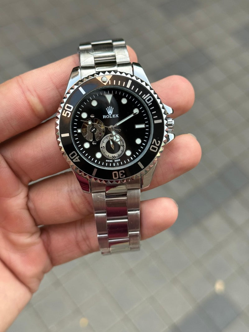 Role x Submarine Automatic Silver Black