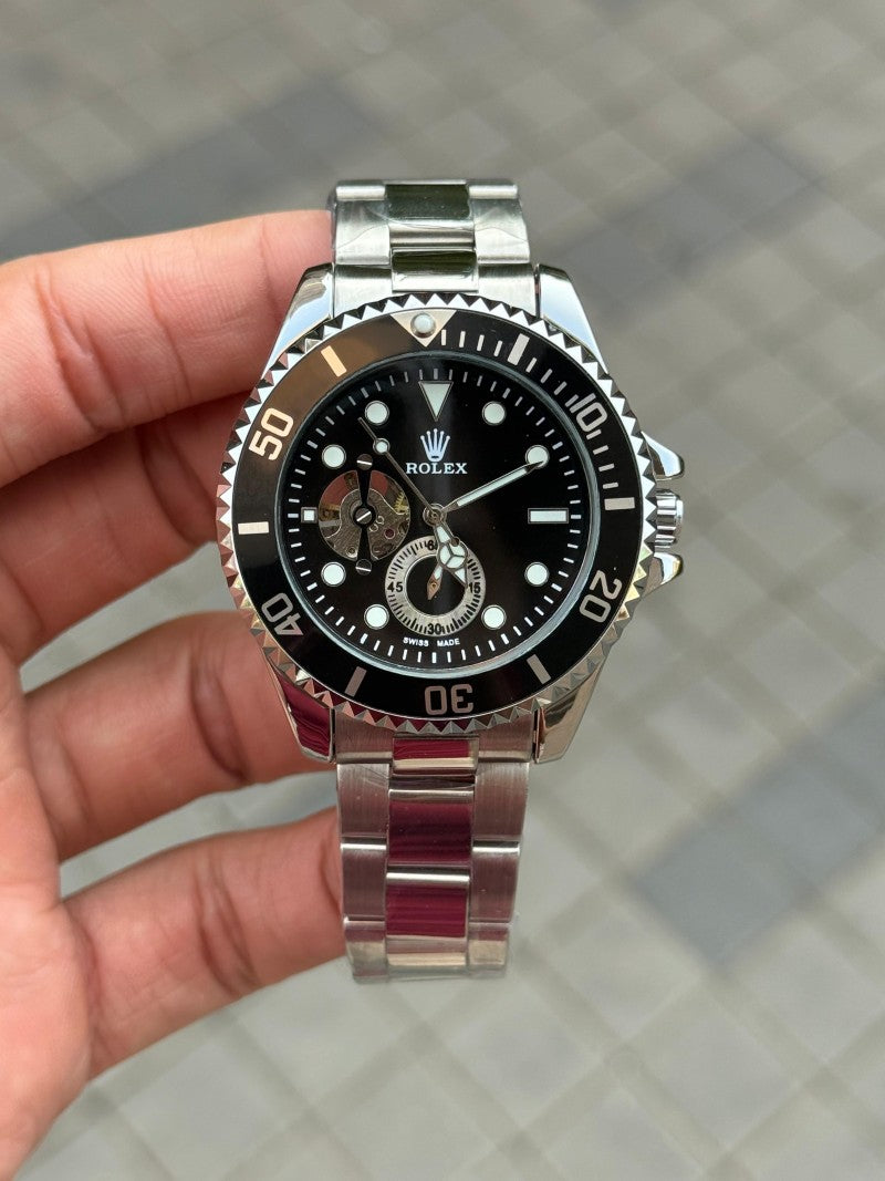 Role x Submarine Automatic Silver Black