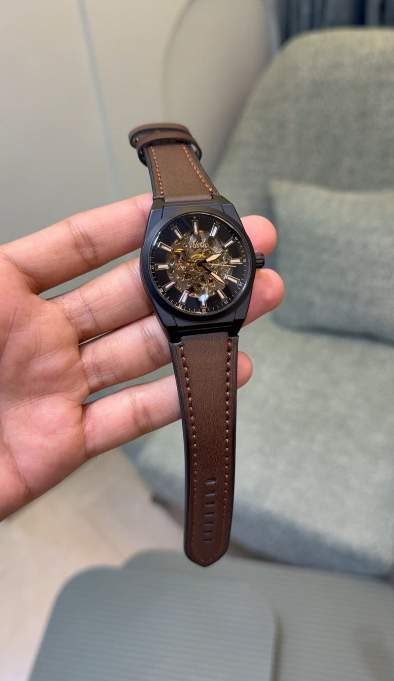 Fossi l Everett Automatic Leather