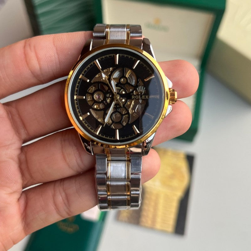 Role x Automatic Two Tone Black Dial