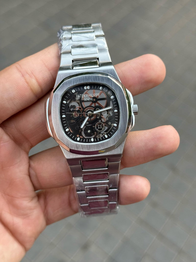 Pate k Philippe automatic silver black