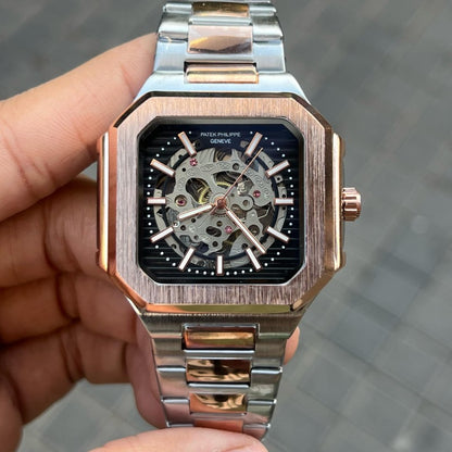 Patek Phillep e Nautilus Automatic Square Rose