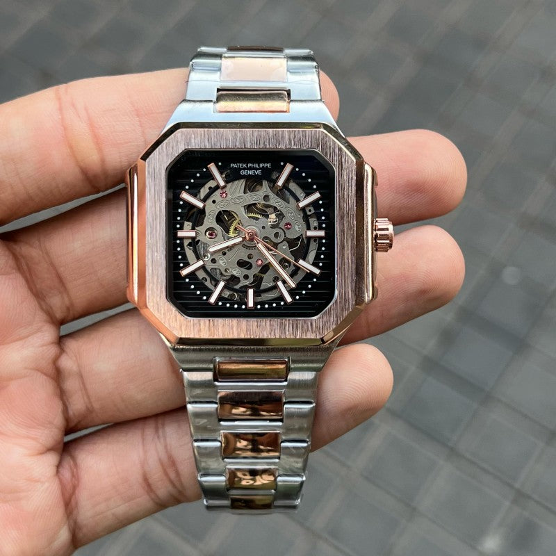 Patek Phillep e Nautilus Automatic Square Rose
