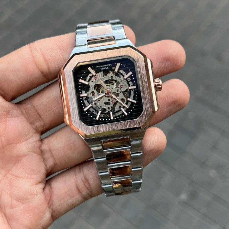 Patek Phillep e Nautilus Automatic Square Rose