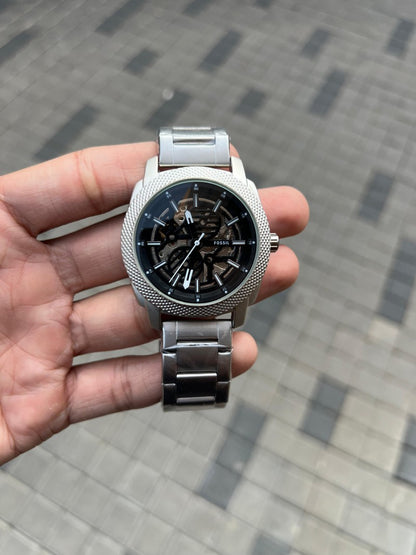 Fossi l Me3080 Modern Machine Silver Black