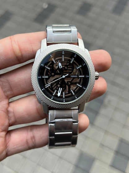 Fossi l Me3080 Modern Machine Silver Black