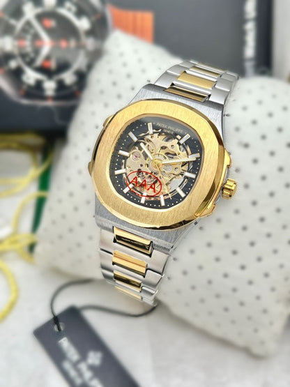 Patek Phillip e Nautilus Automatic Two tone