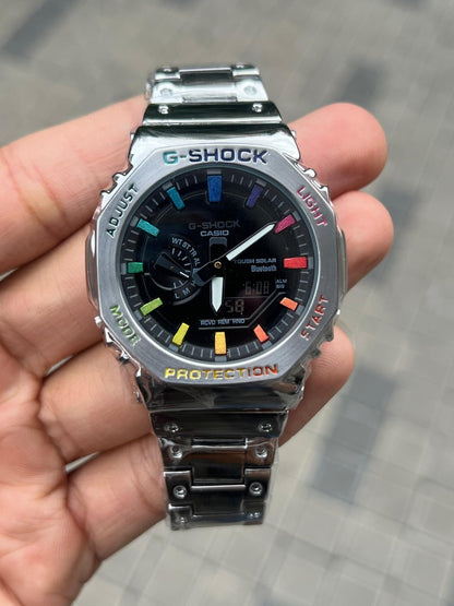 Casi o G shock GM2100 Rainbow