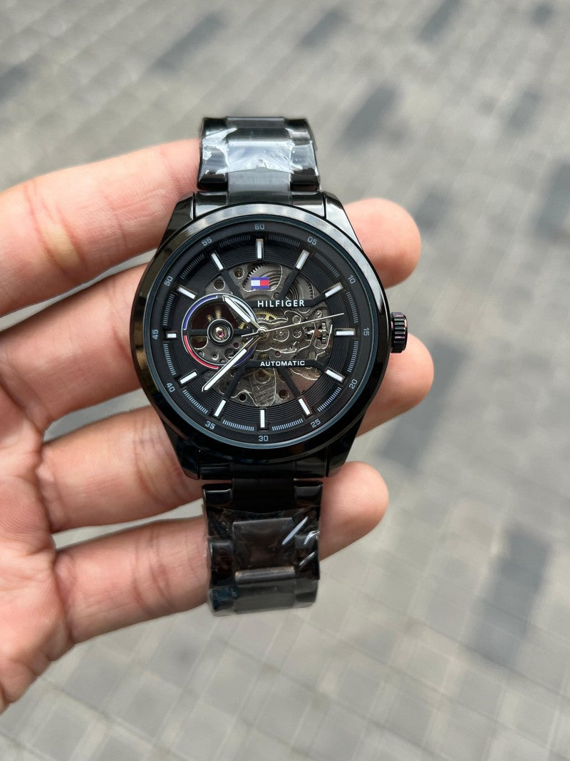 Tommy Hilfige r Automatic Black Chain