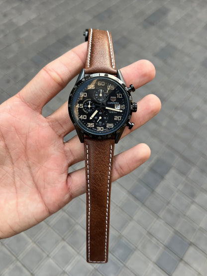 Tag Heue r Calibre 16 Brown Leather