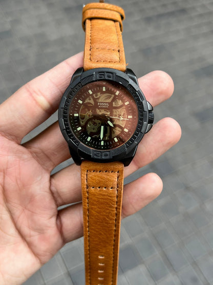Fossi l Bronson Automatic TAN Leather