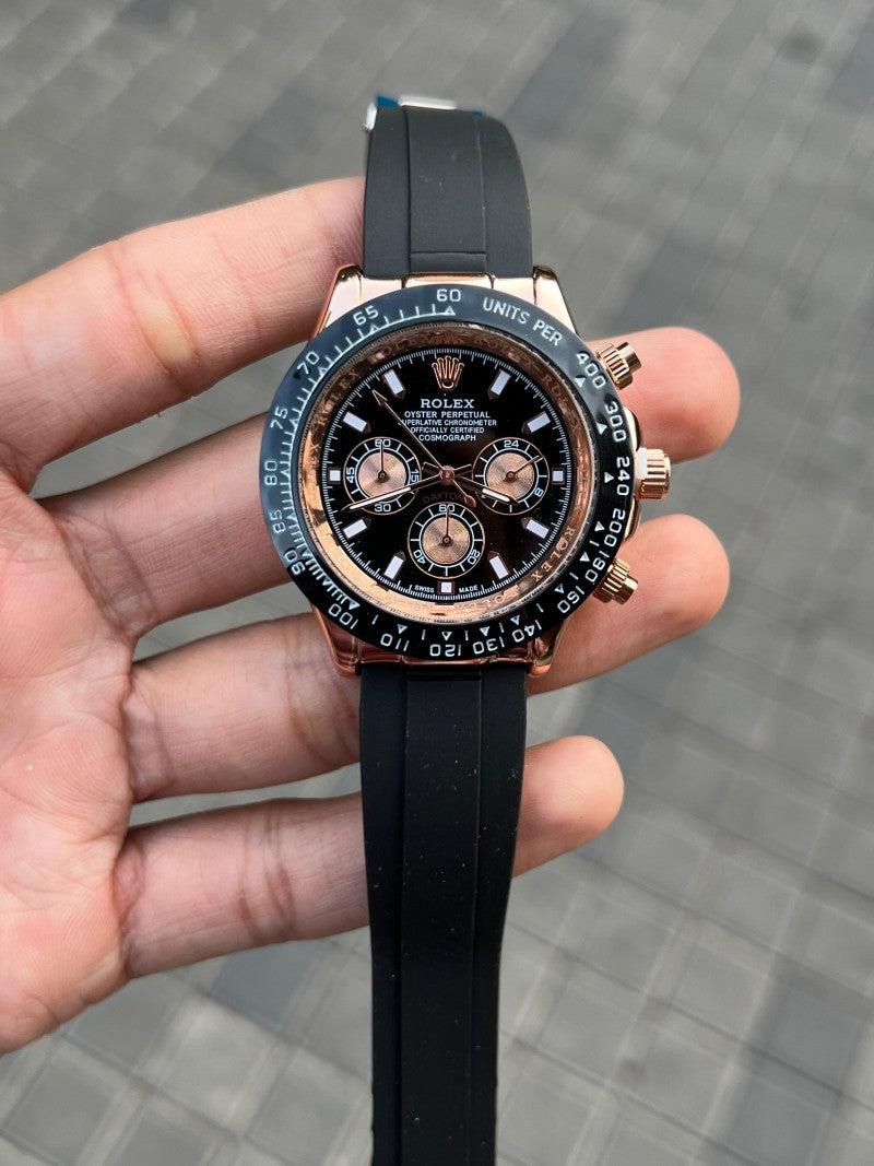 Role x Daytona Rose Gold Black