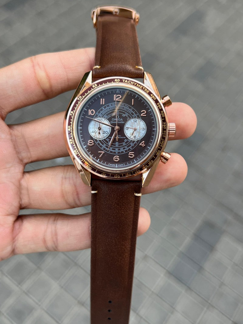 Omeg a Speedmaster Chronoscope Brown