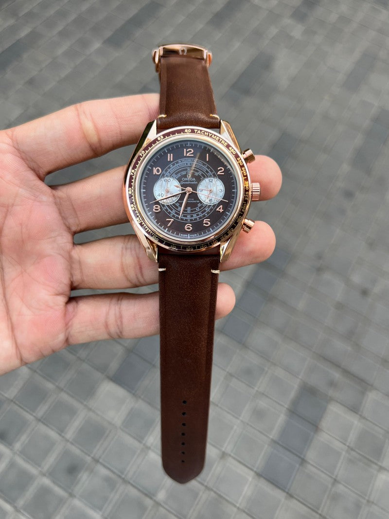 Omeg a Speedmaster Chronoscope Brown