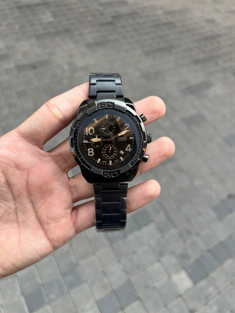Fossi l Bronson Chronograph Chain