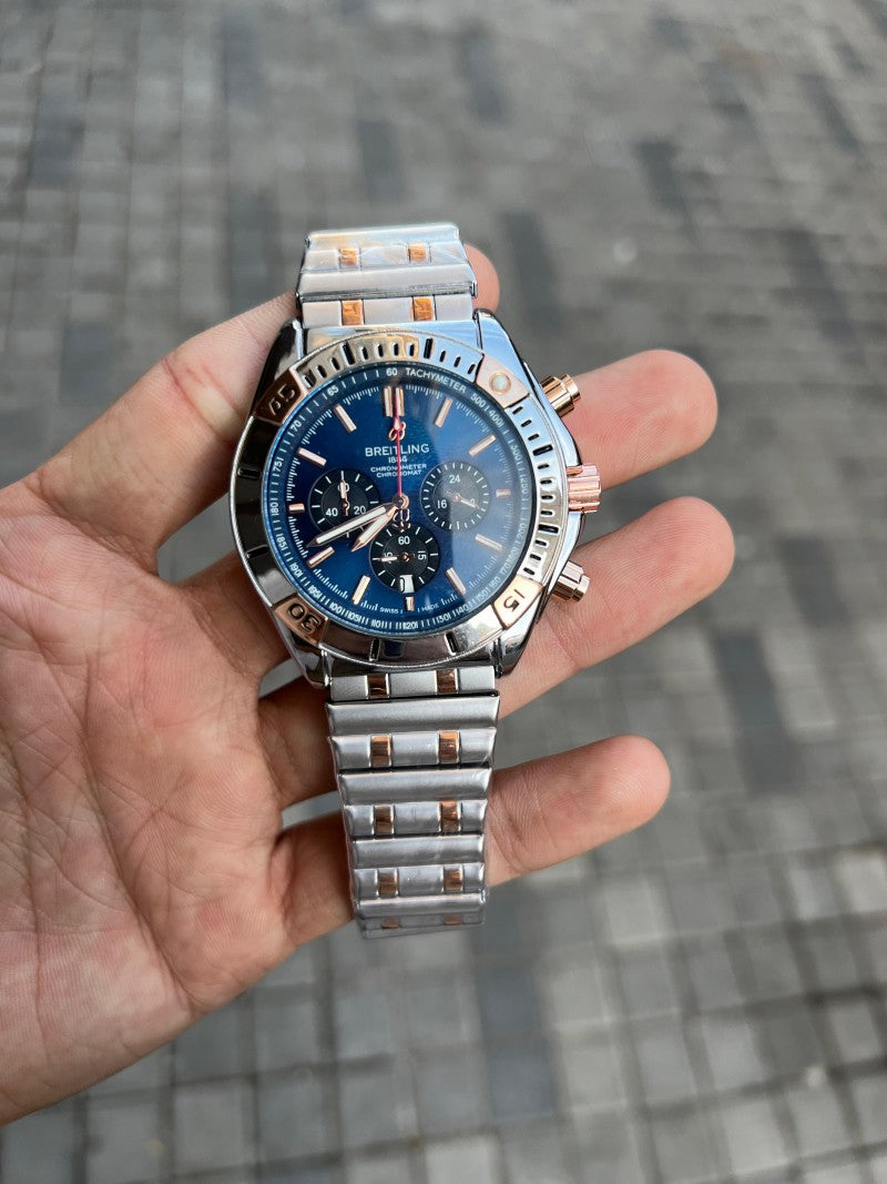 Breitling 1884 Chronomat Dual Tone Blue Dial