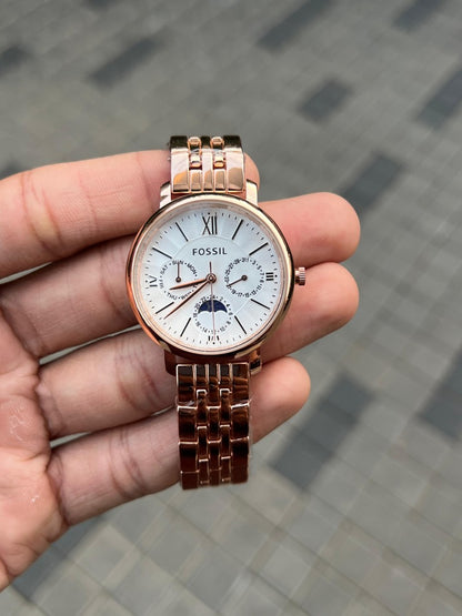 Fossi l Chronograph Women s Rose White
