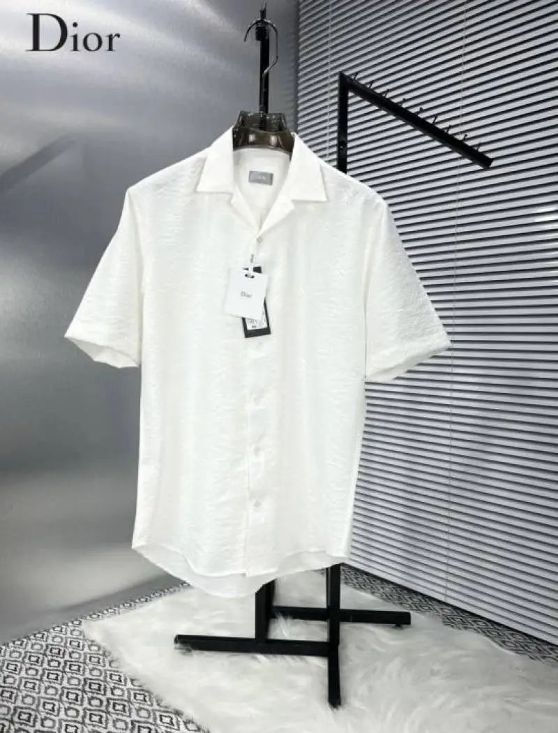 Dio_r Turkey Imported Very Premium Self Printed Half Shirt With Og BoX & Bag (DN 536)