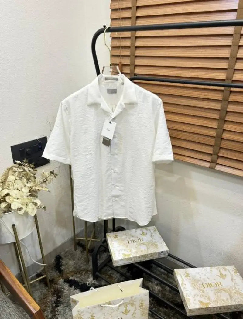 Dio_r Turkey Imported Very Premium Self Printed Half Shirt With Og BoX & Bag (DN 536)