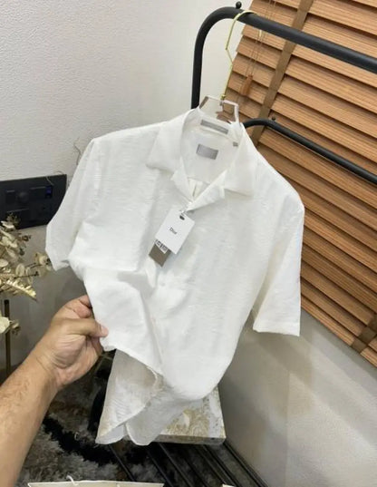 Dio_r Turkey Imported Very Premium Self Printed Half Shirt With Og BoX & Bag (DN 536)