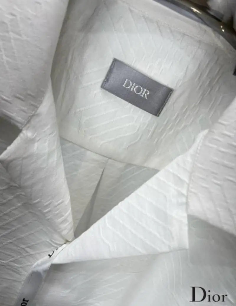 Dio_r Turkey Imported Very Premium Self Printed Half Shirt With Og BoX & Bag (DN 536)