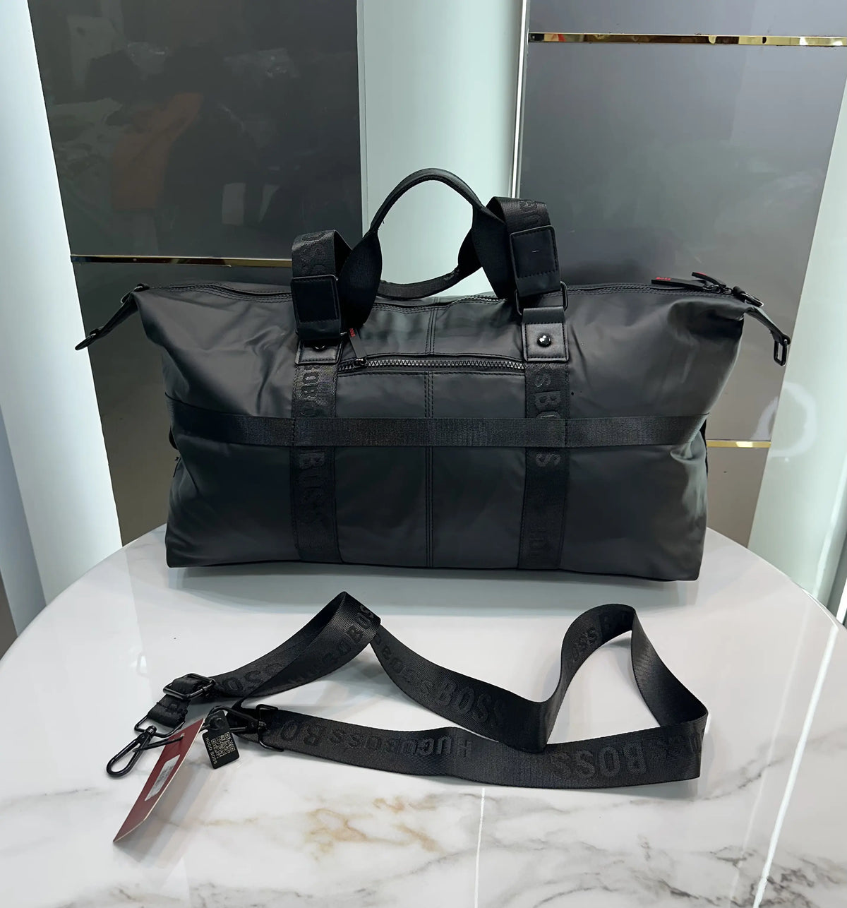 Hugo Bos s BS3025 Luxury Imported Duffel Bag