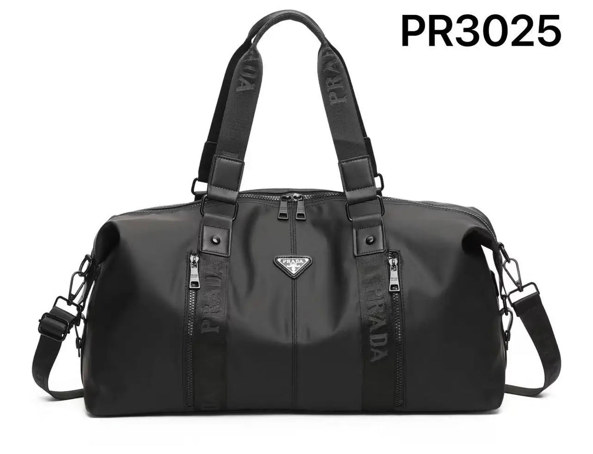 Prad a Pr3025 Black Luxury Imported Duffel Bag