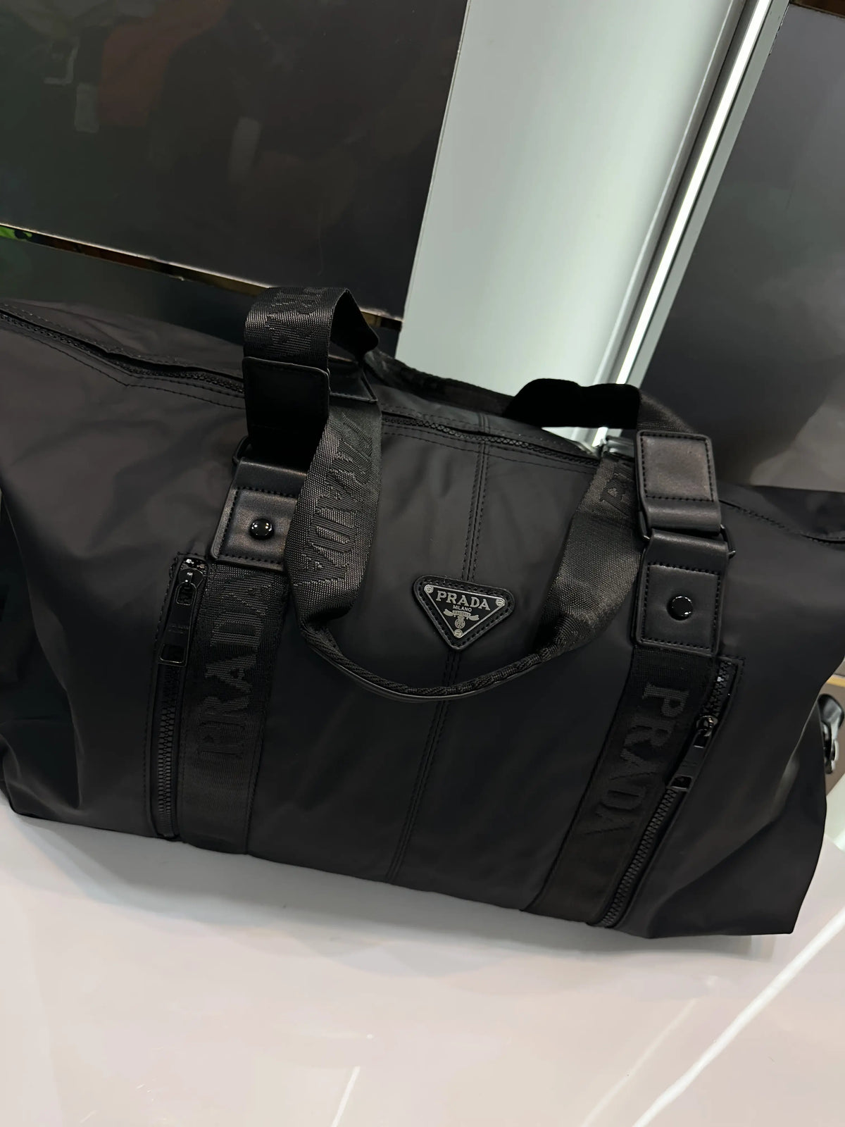 Prad a Pr3025 Black Luxury Imported Duffel Bag