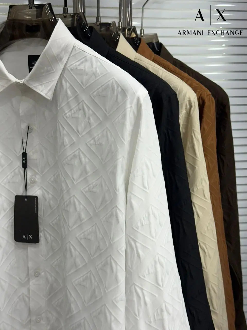 Arman i Exchange Brown Luxury Shirt With Premium Box Packing