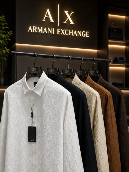 Arman i Exchange Brown Luxury Shirt With Premium Box Packing