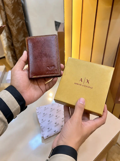 AX ARMANI EXCHANGE PREMIUM QUALITY IMPORTED WALLET WITH OG BOX