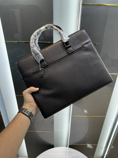 Herme s Brown Luxury Premium Imported Laptop Bag