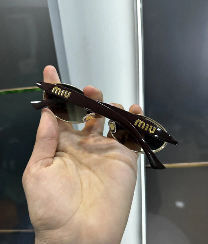 Miu Miu Gold Brown Premium Shades 011