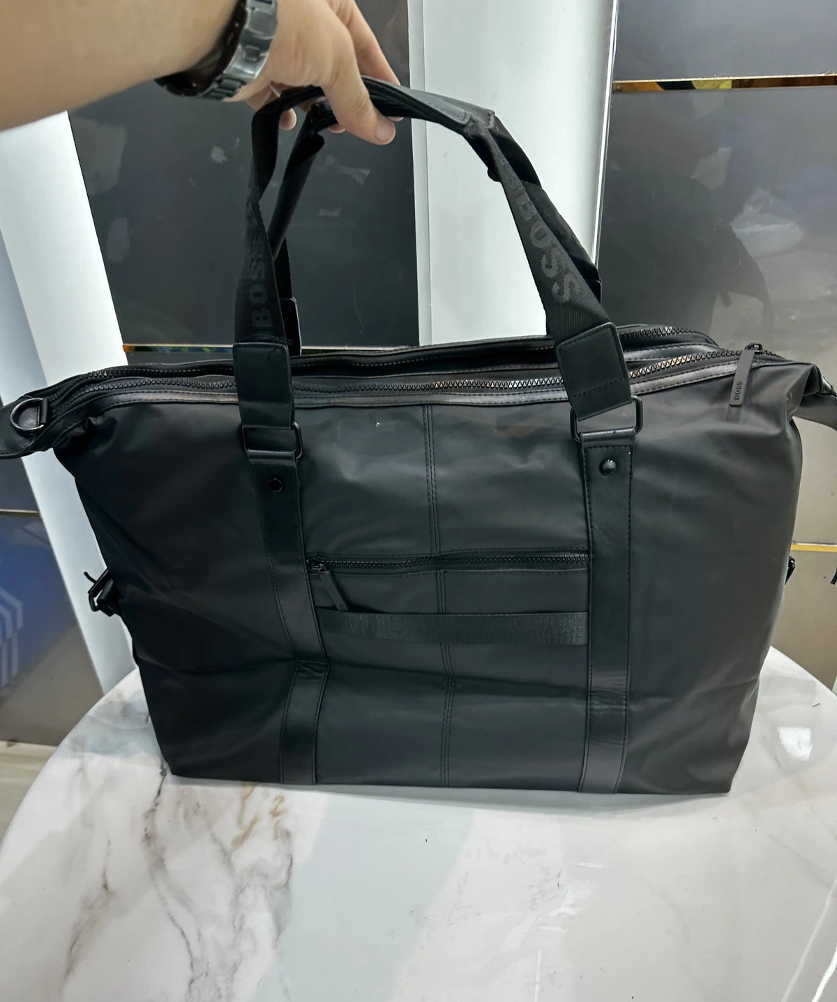Hugo Bos s Luxury Imported Duffel Bag Bs1008
