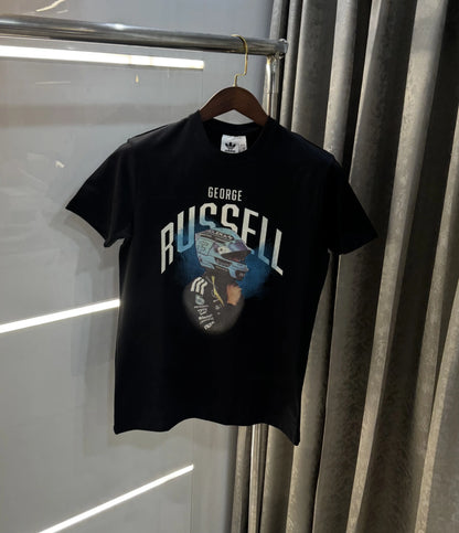 Adidas Black Printed Premium Classic T-Shirt