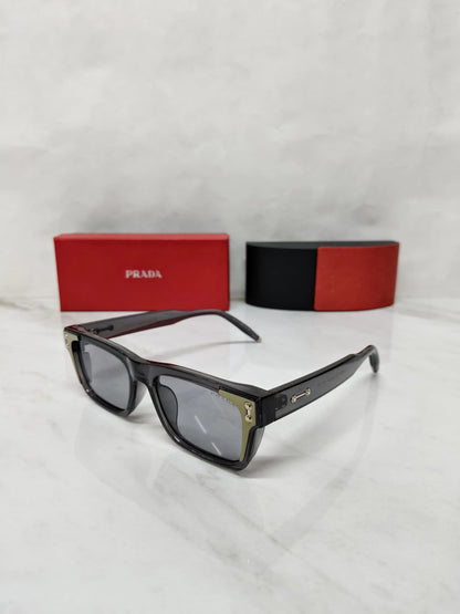 PRADA 5502 CRYSTAL SMOKE GREY METAL