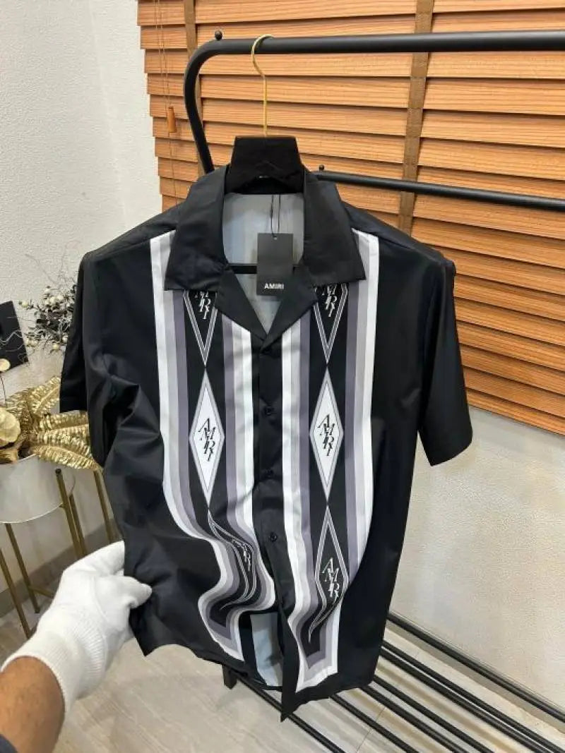 Amir_i All Over Printed Turkey Imported Premium Drop Shoulder Half Shirt