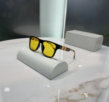 Copy Burberr y Logo Stick Yellow Premium Shades 4395