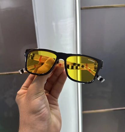 Copy Burberr y Logo Stick Yellow Premium Shades 4395